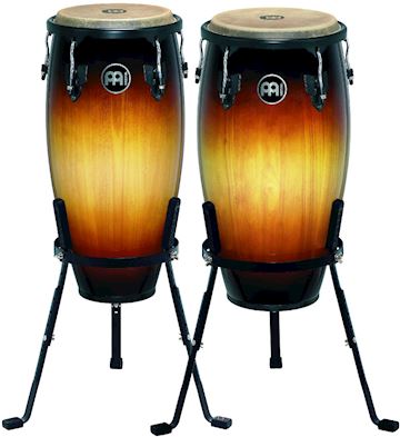 Meinl - hc512vsb conga set headliner 11" & 12'' sunburst met stands
