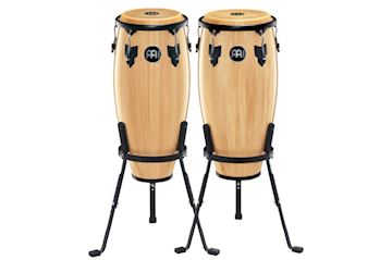 Meinl - hc555nt conga set headliner 10" & 11'' naturel met stands