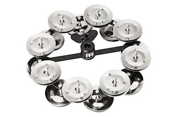 Meinl - hthh2bk hi-hat tamboerijn 2 rijen jingles, staal