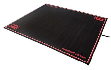 Meinl - mdr-bk black drum mat 1.6x2.0