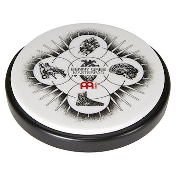 Meinl - mpp-12-bg oefenpad benny greb master pad 12"