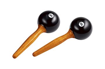 Meinl - pm1bk mn plastic maracas black pr
