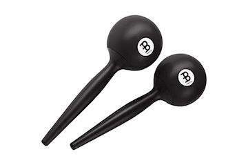Meinl - pm3bk mn plastic maracas black pr