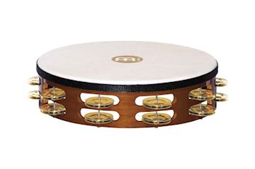 Meinl - tah2b-ab mn tambrn 2r brass jgl w/head