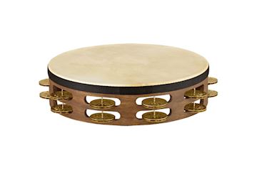 Meinl - tah2v-wb mn tamb 2r brass jgl w/head