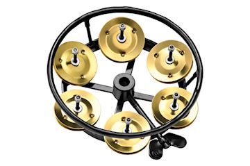Meinl - thh1b-bk mn hh tambrn brass jingle bk