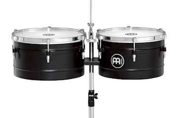 Meinl - ti1bk timbaleset floatune black powder, 13''/14''