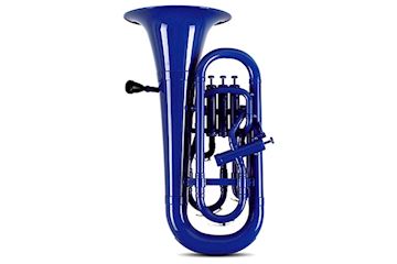 Coolwind - kunststof euphonium 4 ventielen blauw