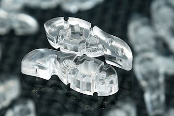 Tuner fish - lug locks 8 pack clear