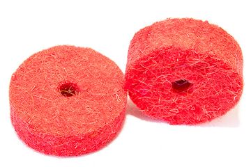 Tuner fish - lug locks felts 10 pack red