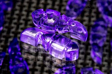 Tuner fish - lug locks 8 pack purple