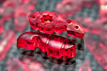 Tuner fish - lug locks 8 pack red