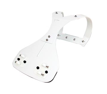Vancore - mac300 aluminium harnas ergo x shape, large, wit