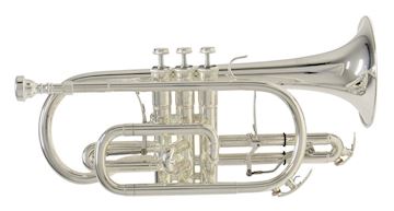 Vincent bach - student line cornet cr651 verzilverd