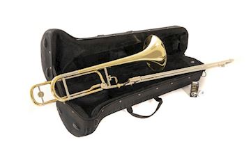 Vincent bach - tb503b tenor trombone met kwartventiel grote boring
