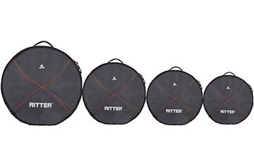 Ritter - rdp2-04/brd drumbag deluxe kit #4 black-red performance
