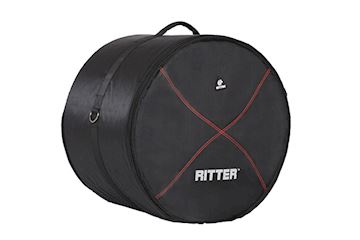 Ritter - rdp2-tt1210/brd drumbag tom tom 12"x10" black-red performanc