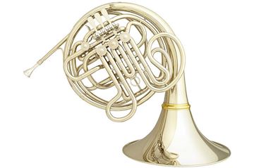 Hans hoyer - f/b horn 6801ga-l goldmessing afschroefbaar 3d finger hook