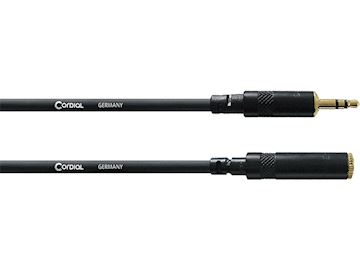 Cordial - cfs3wy stereo kabel - 3,5mm jack - female 3,5mm jack 3m