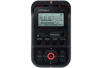 Roland - r-07-bk portable recorder