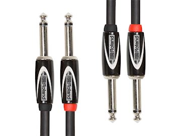 Roland - rcc-10-2814 dual kabel 6,3mm mono jack 3m