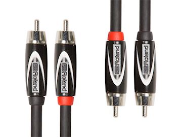 Roland - rcc-10-2r2r dual kabel - rca (tulp) naar rca (tulp), 3m