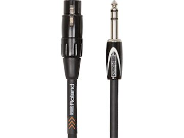 Roland - rcc-15-trxf gebalanceerde kabel jack (trs) - xlr f, 4,5m