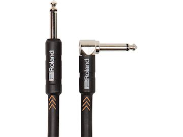 Roland - ric-b15a 6,3mm haakse jack - 6,3mm rechte jack kabel, 4,5m