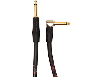 Roland - ric-g15a 6,3mm haakse jack - 6,3mm rechte jack kabel, 4,5m