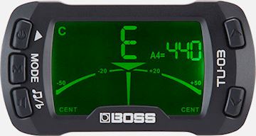Boss - tu-03 clip-on tuner & metronome