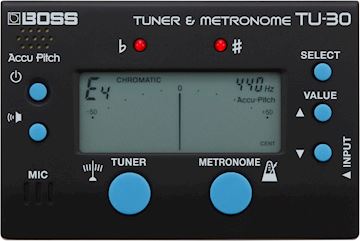 Boss - tu-30 tuner/metronome