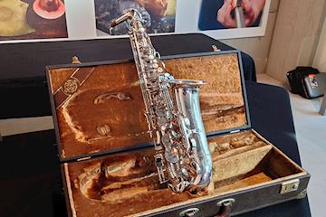 Selmer - sa80ii altsaxofoon verzilverd occasion sn.n606154