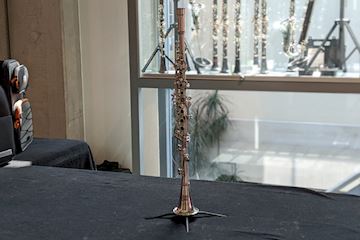 King - occasion bes klarinet king messing verzilverd