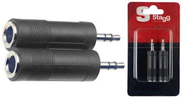 Stagg - jack naar mini jack adaptor stereo (2)