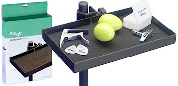 Stagg - actr-2515bk accessory tray 250x150x25mm