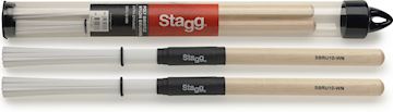 Stagg - sbru10-wn nylon brush wood handle 100 wires