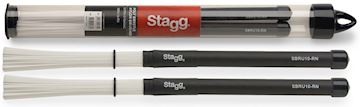 Stagg - sbru10-rn nylon brush rubber handle 100 wires