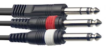 Stagg - y kabel jack/2jack 3 meter syc3/ps2p e