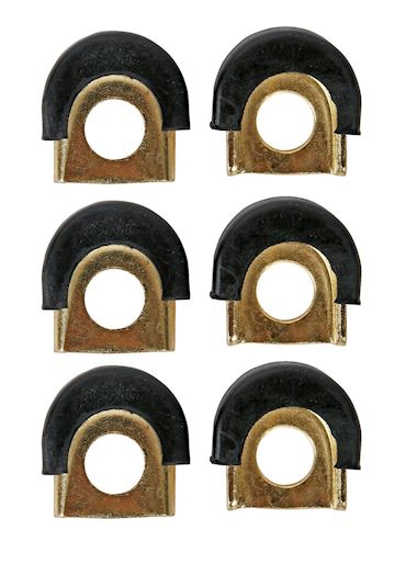 Latin percussion - lp628g shellprotectors set (6pcs) gold