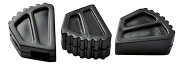 Latin percussion - lpa706 rubbervoeten voor lp conga stand (3 stk.)