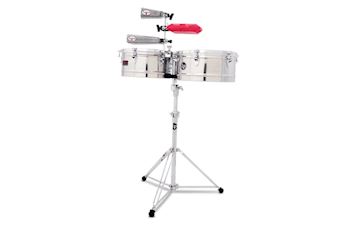 Latin percussion - lp1314-s timbales prestige stainless steel