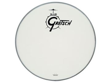 Gretsch - ambassador coated 22'' bassdrum voorvel met logo