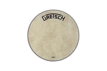 Gretsch - 20" ambassador fiberskyn broadkaster logo head grdhfs20