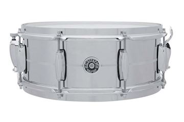 Gretsch - gb4165s snaredrum brooklyn 14x5,5" chrome over steel