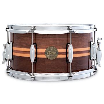 Gretsch - s1-6514-mi snaredrum 14x6,5" walnut shell met maple inlay