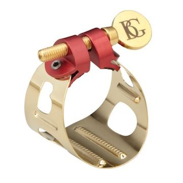 Bg - ld0 ligature & cap bb-klar/alt-sax duo goudlak