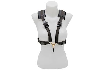 Bg - s41cmsh comfort harnas vrouw, metalen snaphaak, zwart