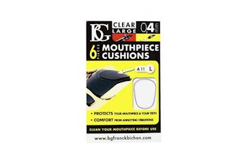 Bg - a11l mondstuk plakkers transparant, 0.4mm, 6 stuks