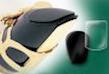 Bg - a12s mondstuk plakkers transparant, 0.9mm, 6 stuks