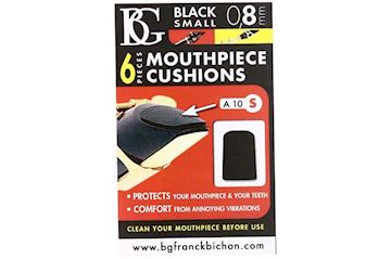 Bg - a10s mondstuk plakkers zwart, 0.8mm, 6 stuks